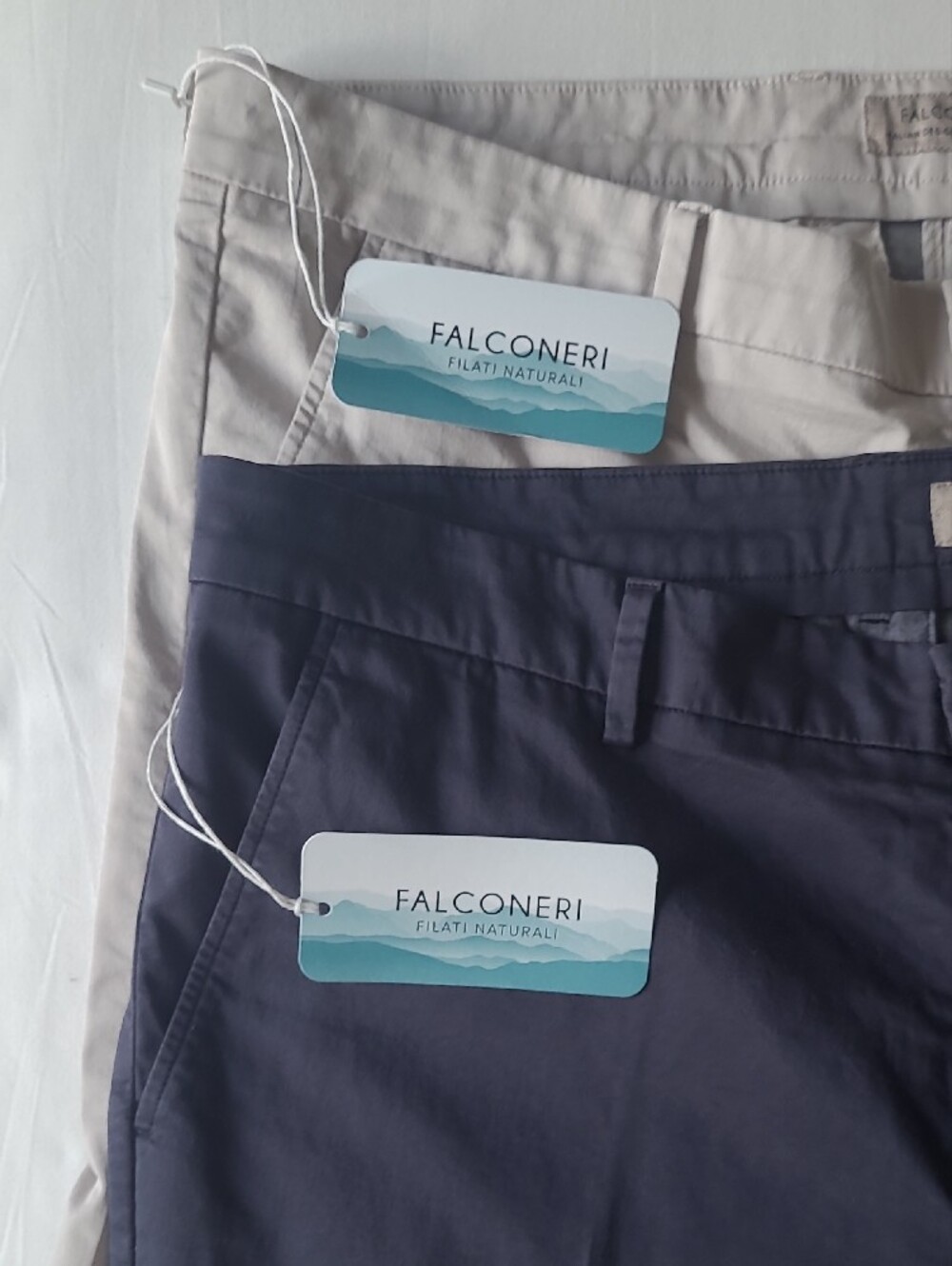 Set of 2 Straight-Fit Chino Pants. Light Gray & Navy Both 38X32. NWT. - Picture 12 of 16